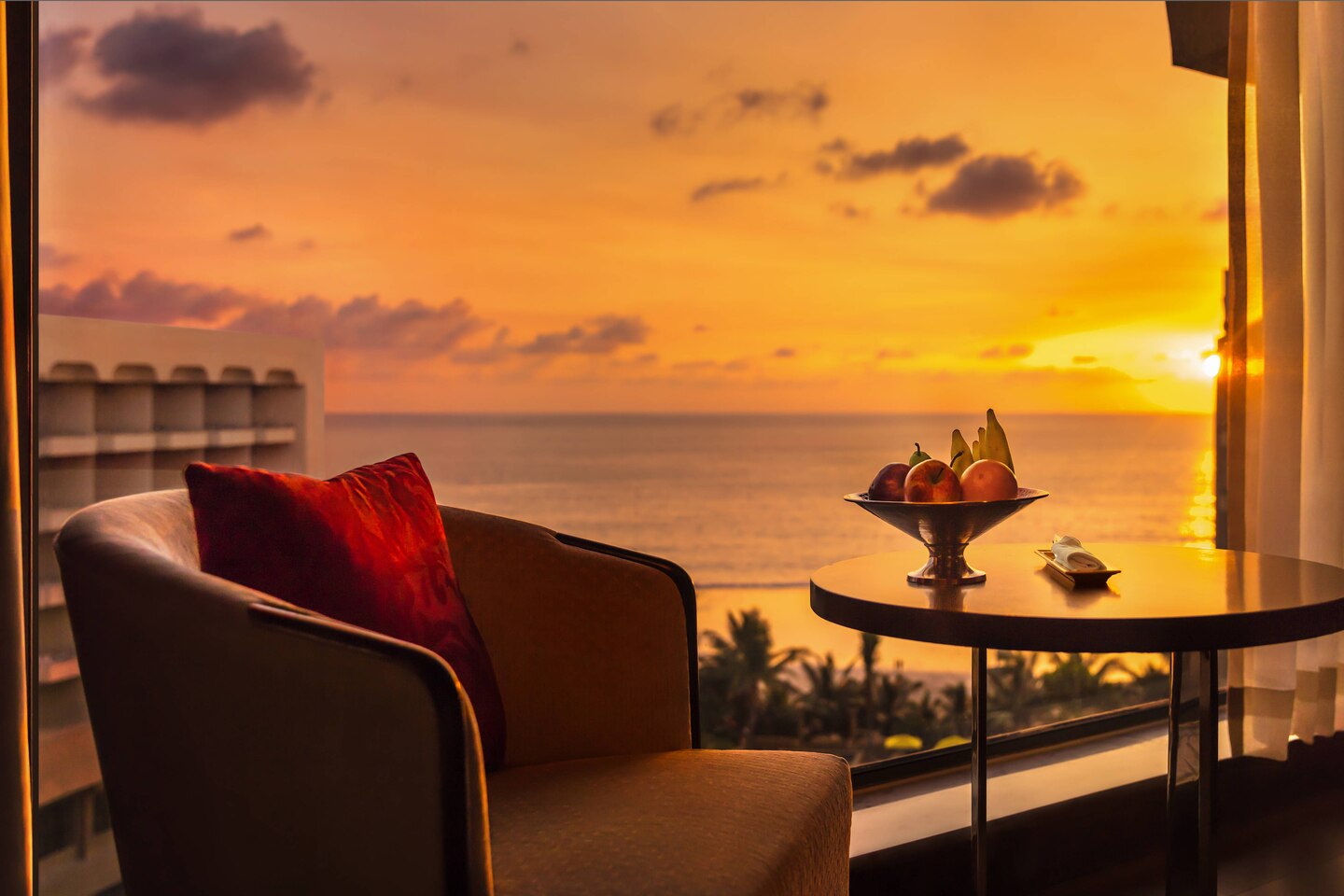 View of Juhu Beach from JW Marriott