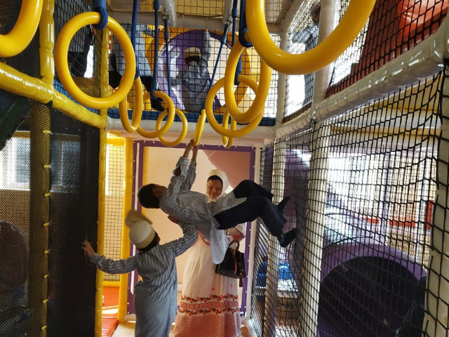 Purple Panda Trampoline (Photo Credit - purplepanda.co.in)