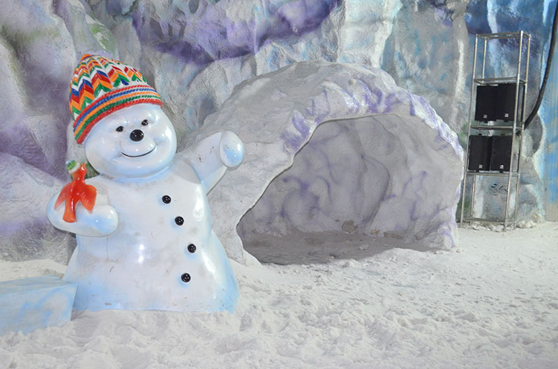 Fun at Snow world