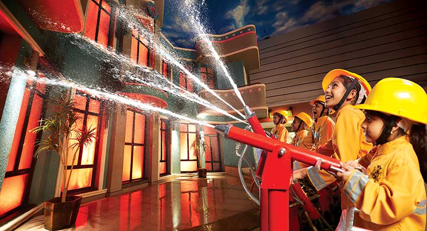 Join the Fire Department at KidZania