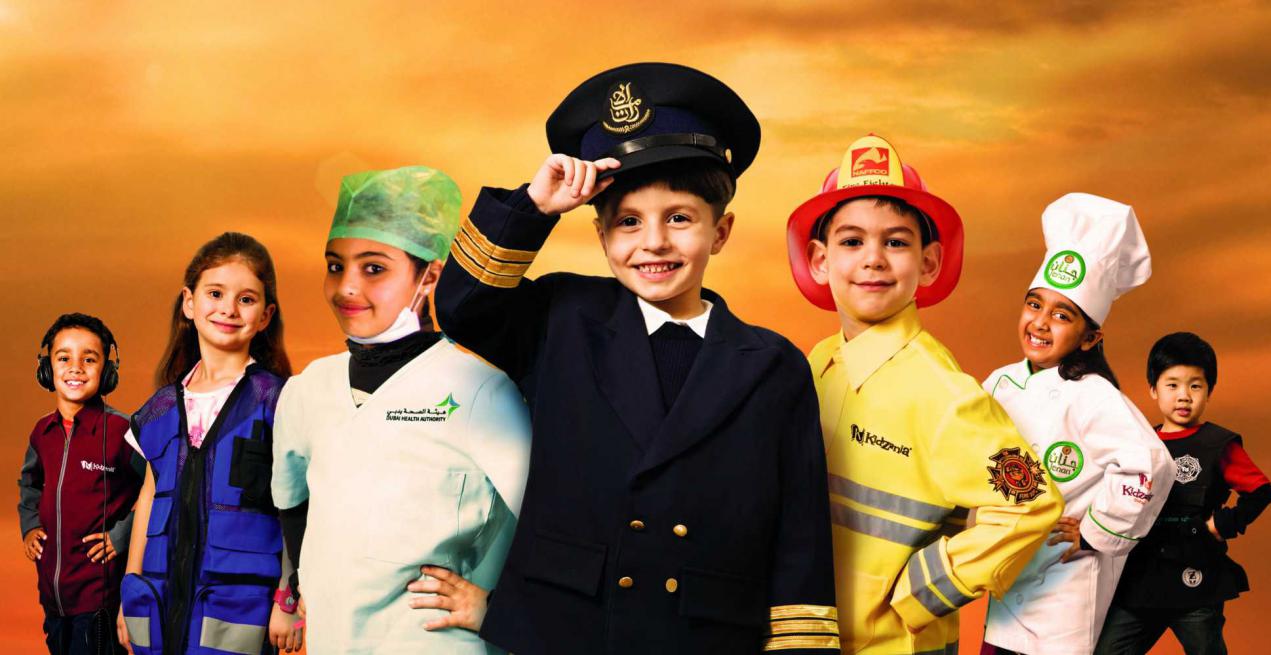 Happy at kidzania