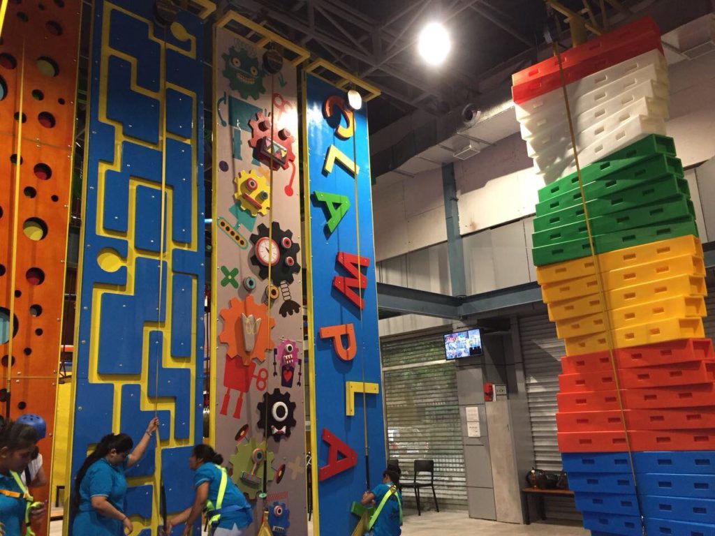 Climbing Wall at Claw Play
