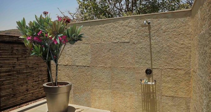 Outdoor Shower at Hilton Shillim