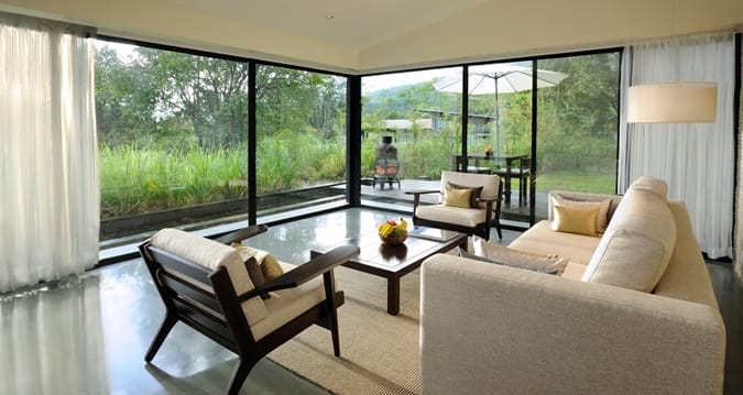 Pool Villa - Living Room at Hilton Shillim