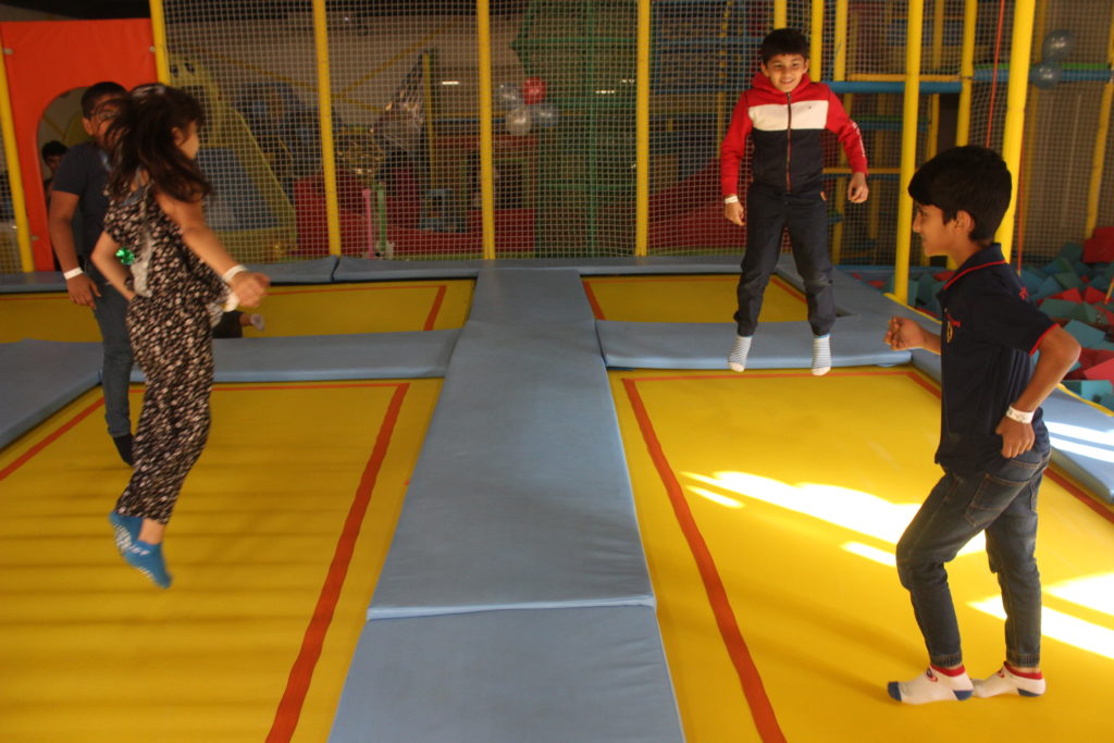 Jump on the Trampoline at Happy Planet