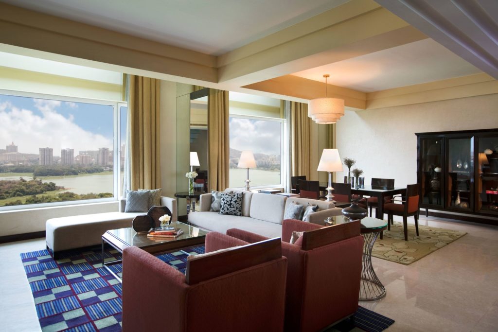 Deluxe Suite Living Room at Renaissance Hotel