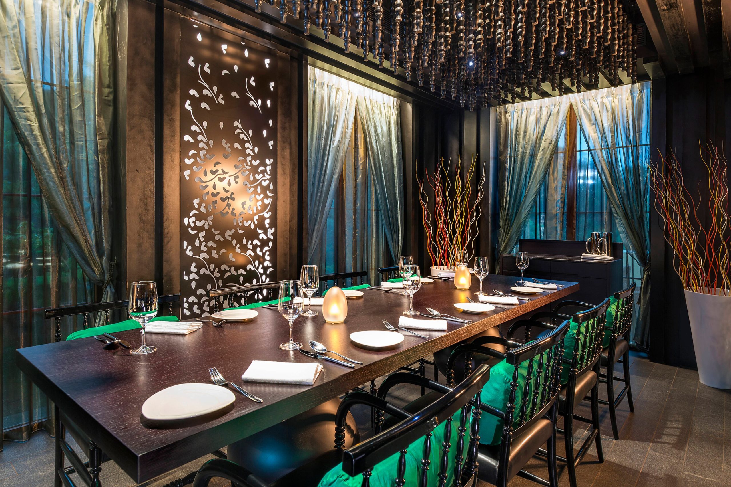 Chingari - Private Dining Area at Le Méridien Resort 