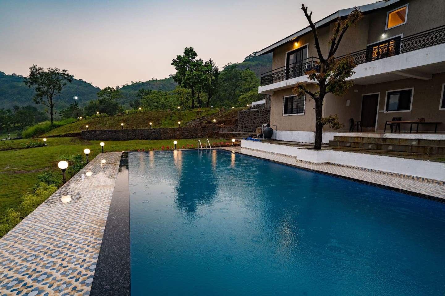 Poolside View of Leisurely By The Foothills