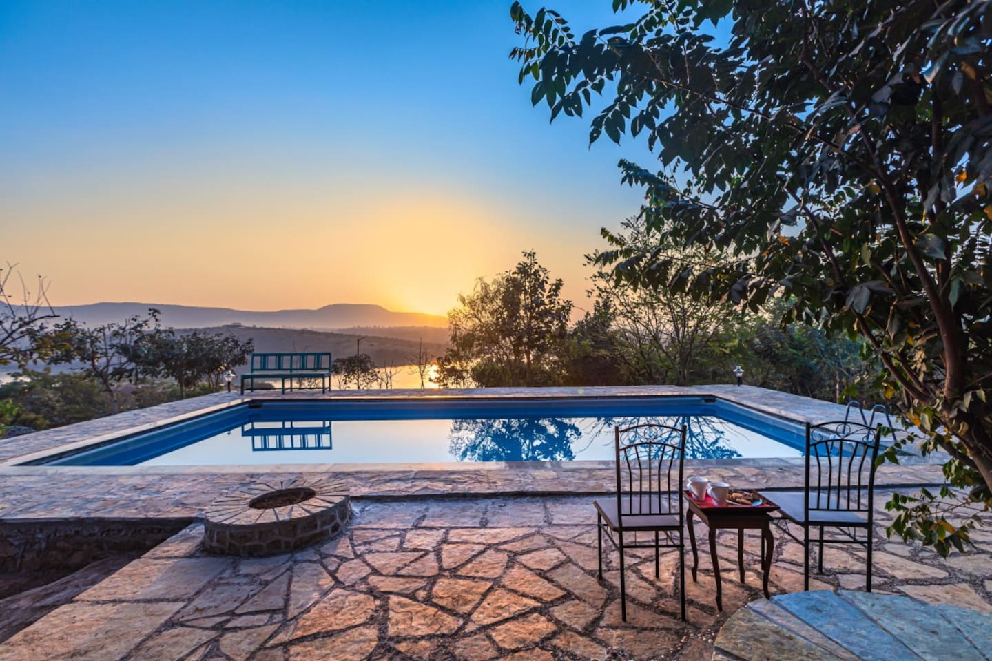 Pool with a view